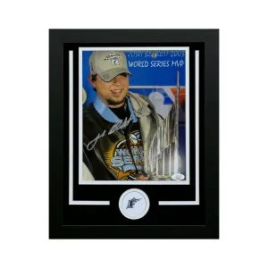 Josh Beckett World Series MVP Hand Signed & Framed 8x10 Photo