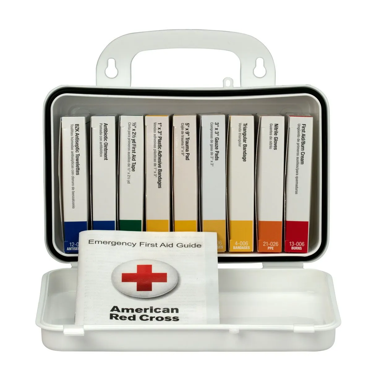 10 Unit First Aid Kit, Plastic Case - W-238-AN