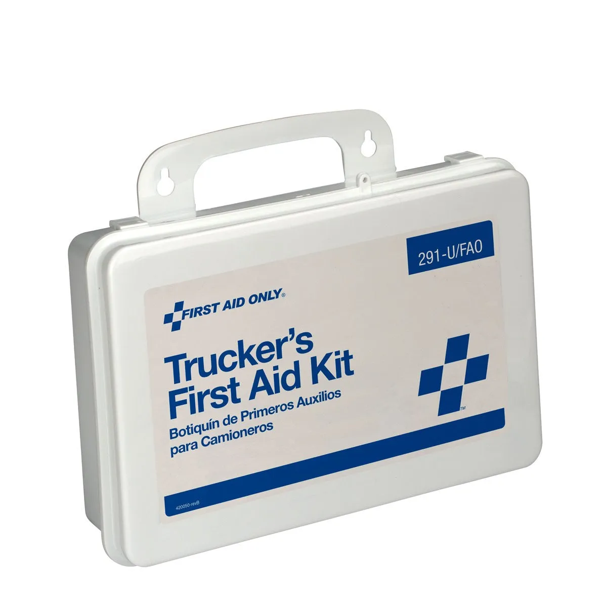 16 Unit Truckers First Aid Kit, Plastic Case - W-291-U/FAO