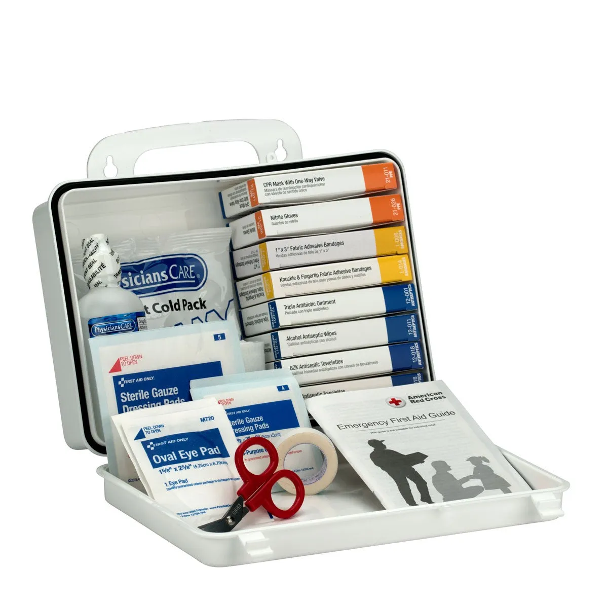 16 Unit Truckers First Aid Kit, Plastic Case - W-291-U/FAO