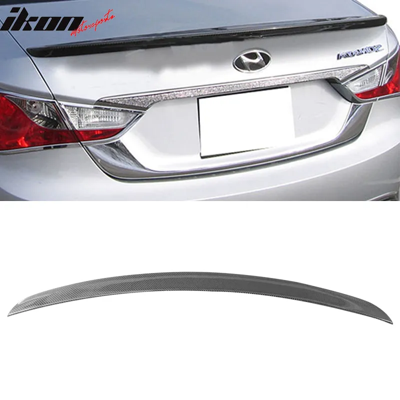 2011-2014 Hyundai Sonata Factory Style CF Carbon Fiber Trunk Spoiler