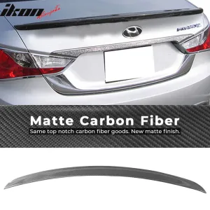 2011-2014 Hyundai Sonata Factory Style CF Carbon Fiber Trunk Spoiler