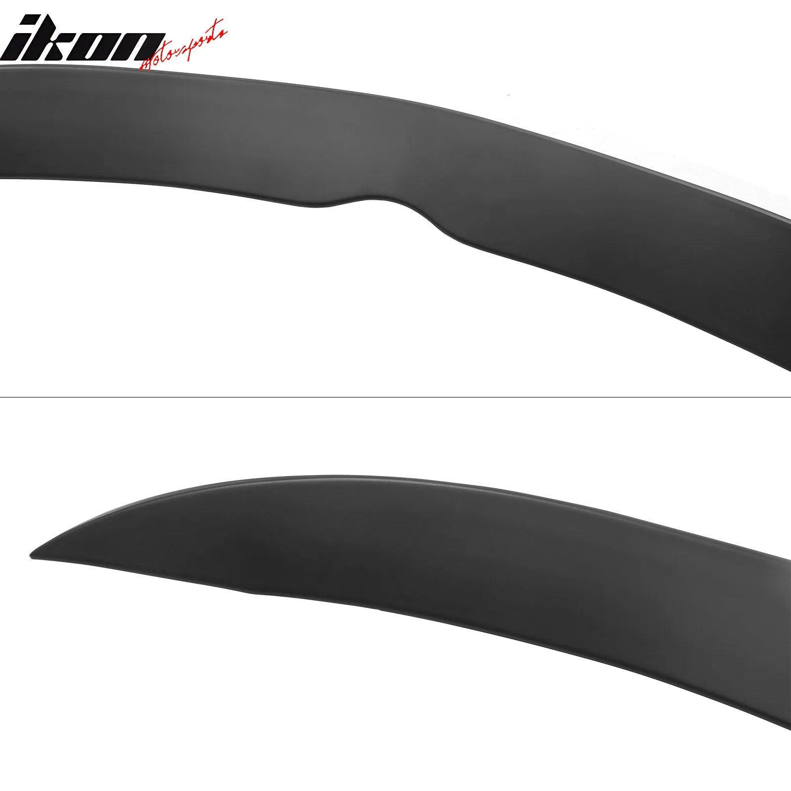 2016-2018 Toyota Rav4 IKON Matte Black Rear Trunk Spoiler Lip ABS