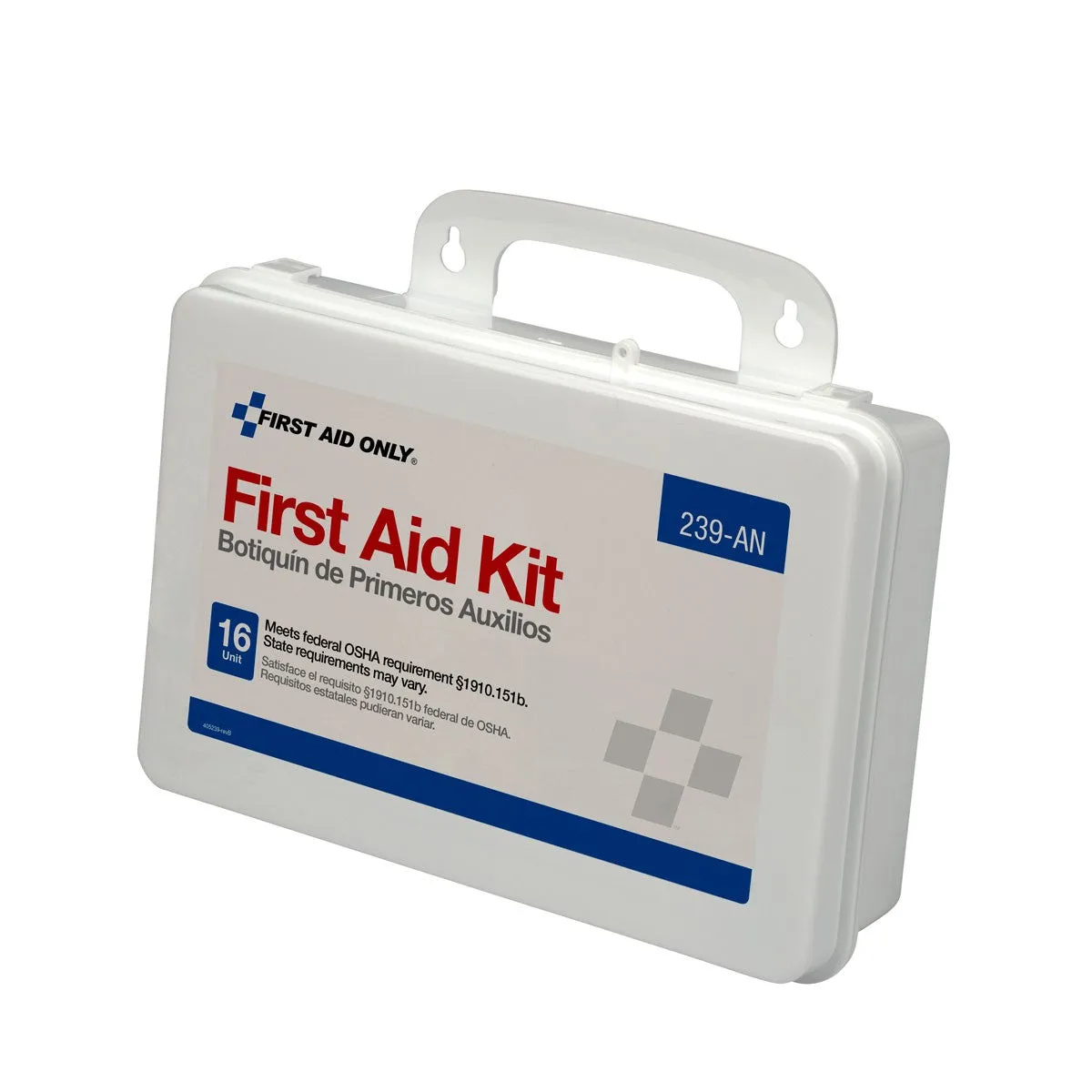 25 Person Unitized Plastic First Aid Kit, OSHA Compliant - W-239-AN