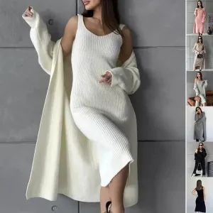 2pcs Knitted Fashion Suit