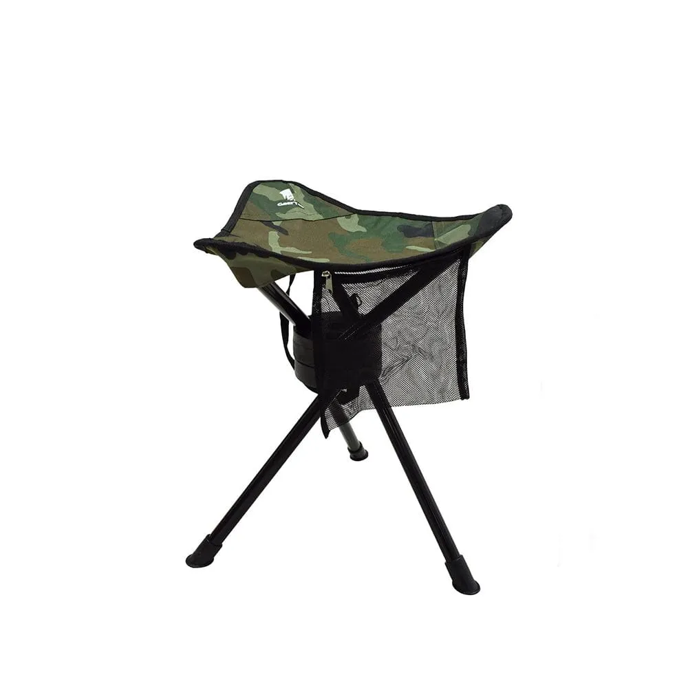 360 Degree Rotation Camouflage Folding Tripod Chair