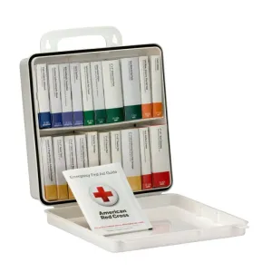 50 Person 24 First Aid Kit, Plastic, Weatherproof, Unit ANSI A , Type III - W-90601