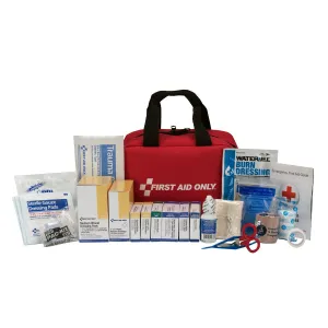 50 Person Bulk Fabric First Aid Kit, ANSI Compliant - W-90599