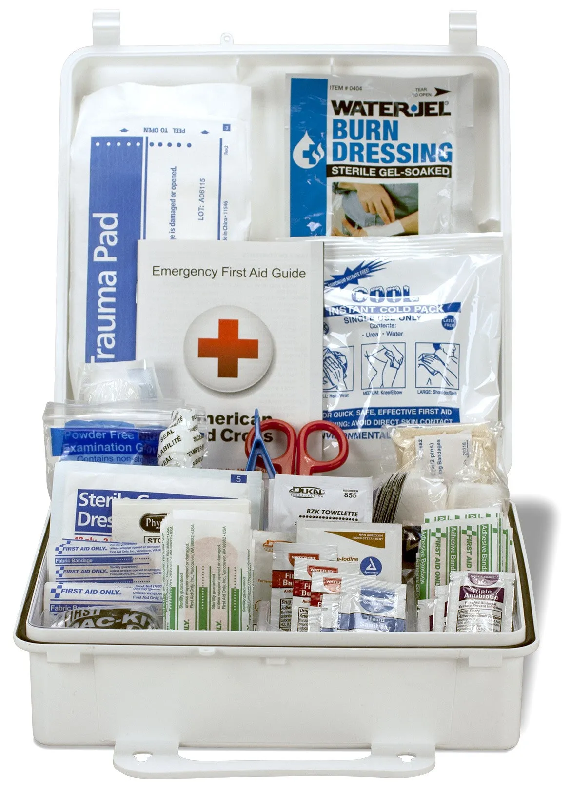 50 Person Bulk Plastic First Aid Kit, ANSI Compliant - W-90565