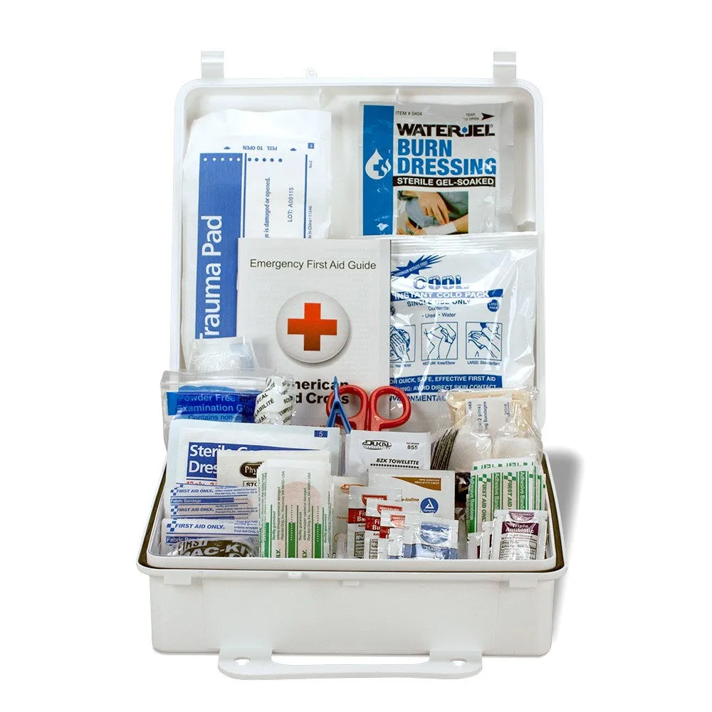 50 Person Bulk Plastic First Aid Kit, ANSI Compliant - W-90565