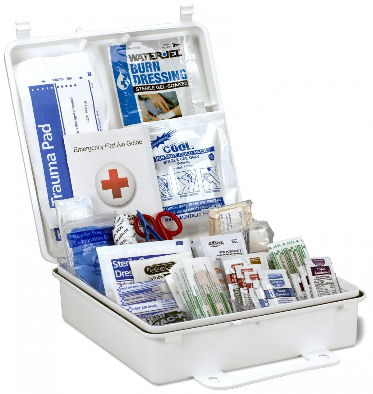 50 Person Bulk Plastic First Aid Kit, ANSI Compliant - W-90565