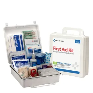 50 Person Bulk Plastic First Aid Kit, ANSI Compliant - W-90566