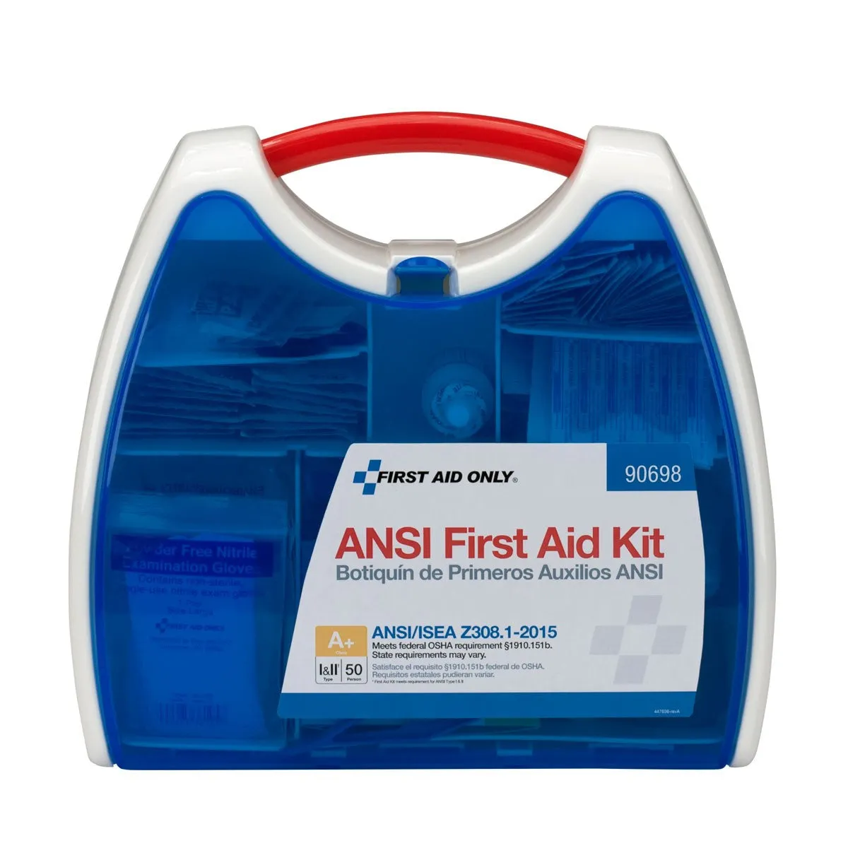 50 Person ReadyCare First Aid Kit, ANSI Compliant - W-90698