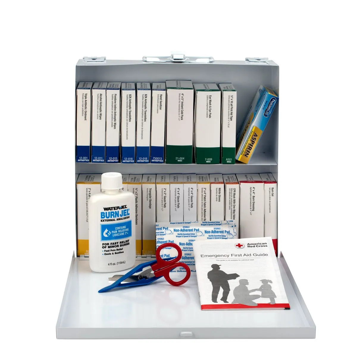 75 Person Restaurant First Aid Kit, Metal Case - W-260-U/FAO