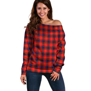 Abernethy Tartan Off Shoulder Women Sweater