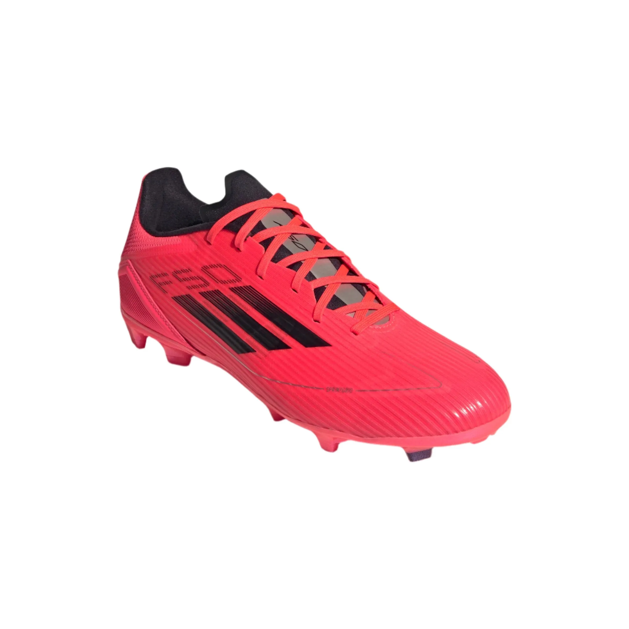 Adidas F50 League FG/MG-Turbo/Aurora Black/Platinum Metallic