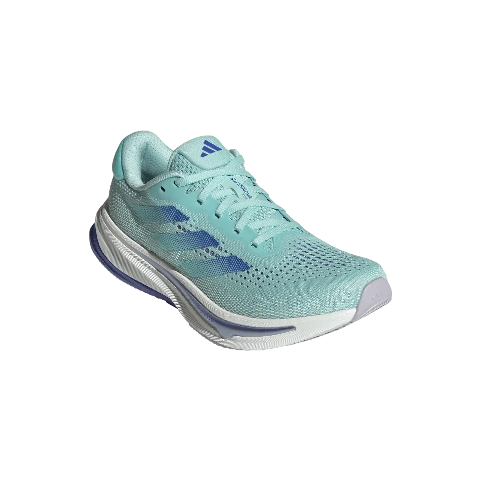 Adidas Supernova Rise Women's Running Shoes in Semi Flash Aqua/Cobalt Blue/Blue Spark Met AW24