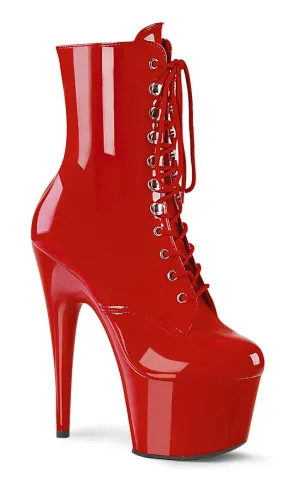 ADORE-1020 Red Patent Ankle Boots