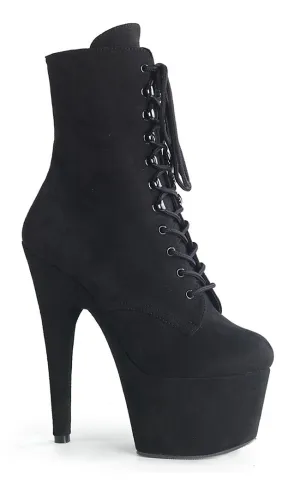 ADORE-1020FS Black Suede Ankle Boots