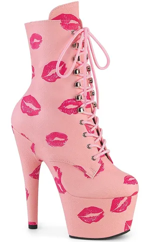 ADORE-1020KISSES Baby Pink Ankle Boots