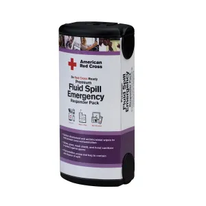 American Red Cross 13 Piece Fluid Spill Emergency Responder Pack - BS-FAK-RC-657-1-FM