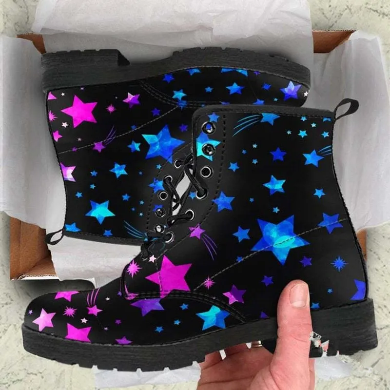 Amozae Skull Flower Print High-Top Boots Women Boot Autumn Winter Fashion Women Tooling Ankle Boots Women Boots Women Botas Mujer