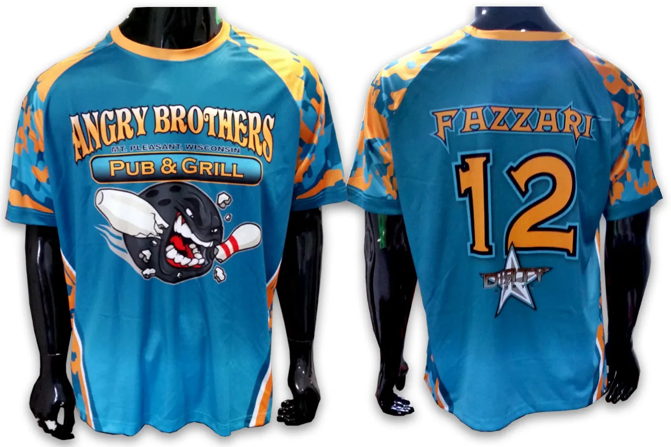 Angry Brother Pub & Grill - Custom Full-Dye Jersey