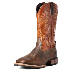 Ariat Hybrid Sole Big Boy Western Dark Brown Boot