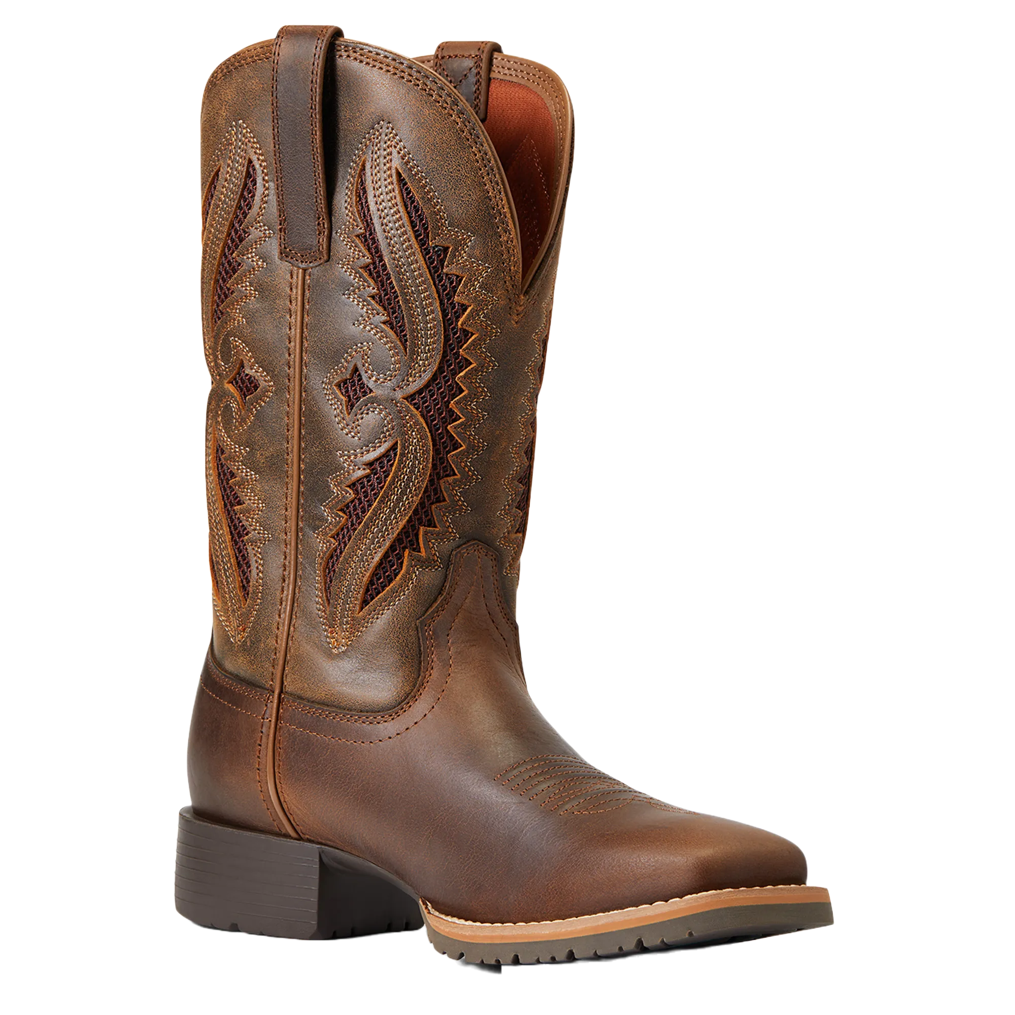 Ariat Ladies Hybrid Rancher VentTEK 360 Distressed Tan Boot 10040411