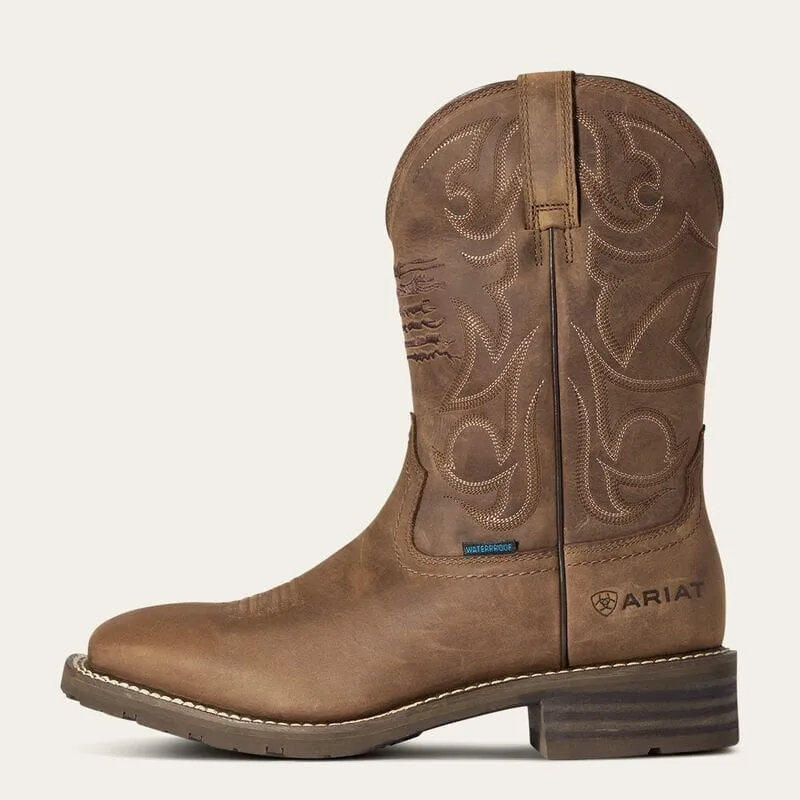 Ariat Men's - 11" Hybrid Patriot Waterproof Rancher Boot - Square Toe