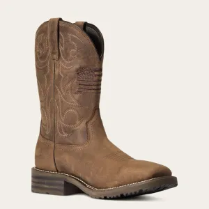 Ariat Men's - 11" Hybrid Patriot Waterproof Rancher Boot - Square Toe