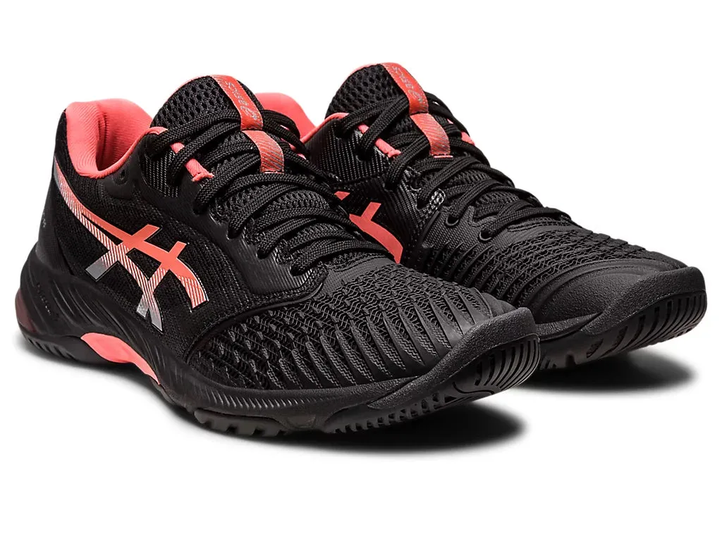 Asics Netburner Ballistic FF 3 Womens Black/Papaya