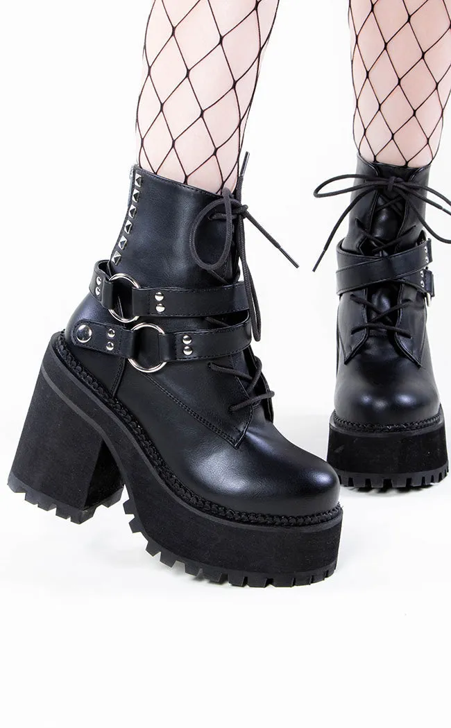 ASSAULT-101 Black Combat Boots (Au Stock)