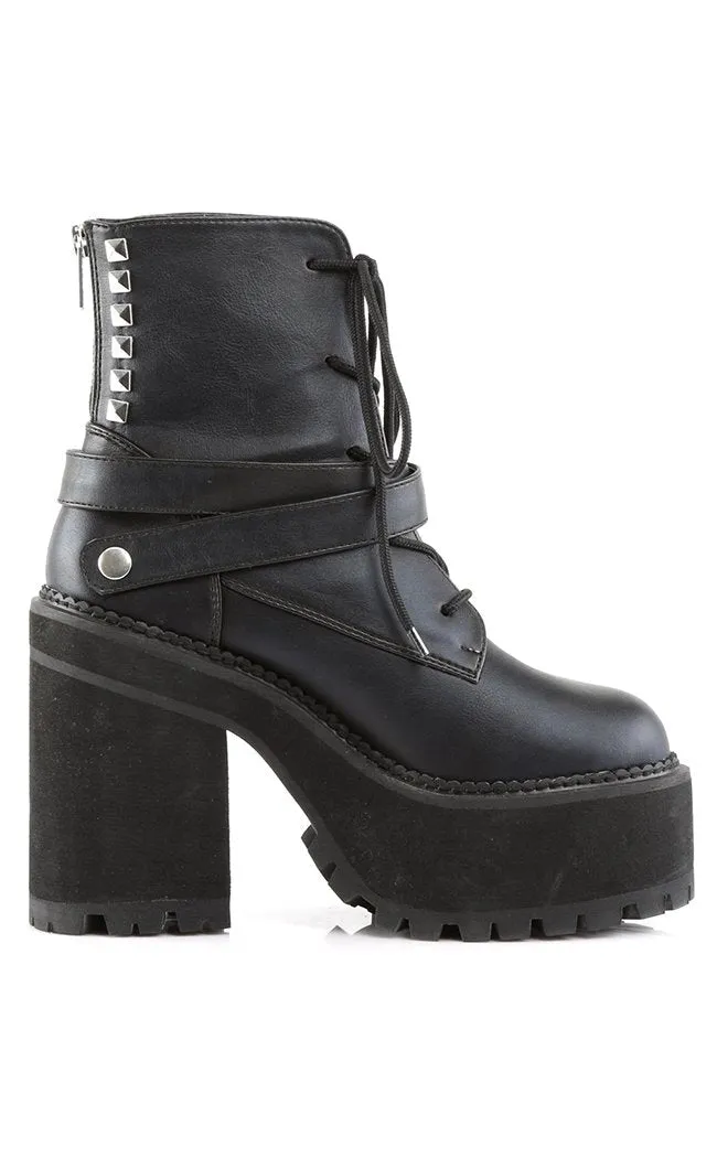 ASSAULT-101 Black Combat Boots (Au Stock)