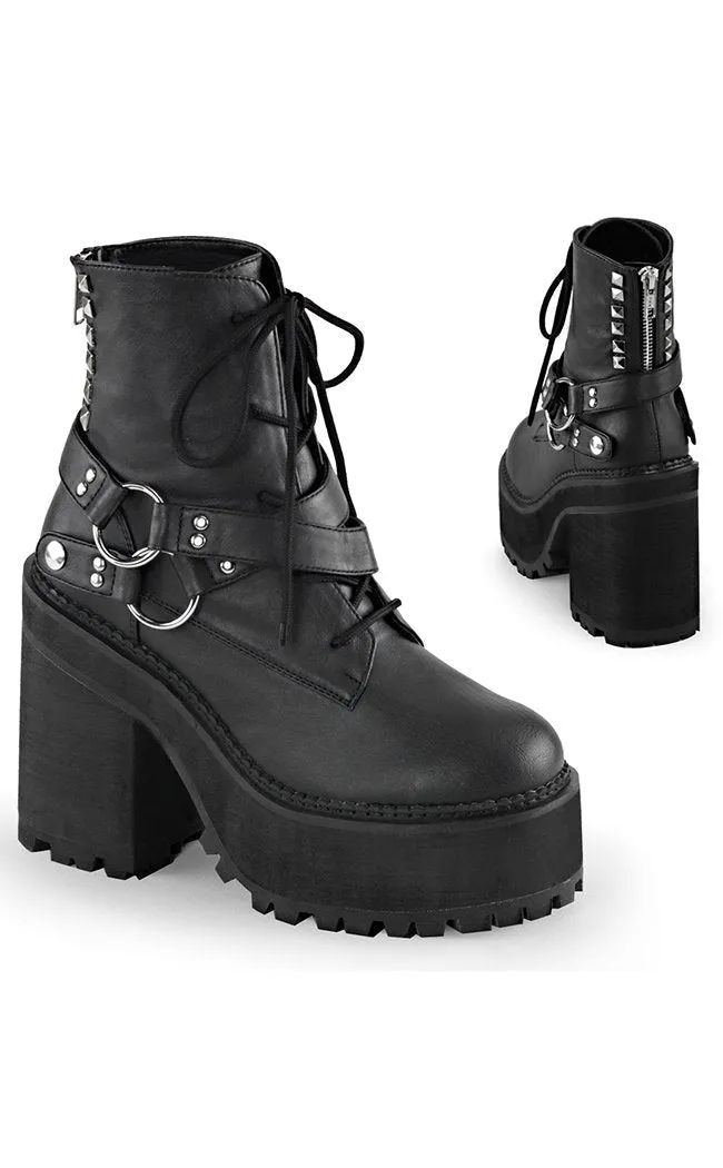 ASSAULT-101 Black Combat Boots (Au Stock)