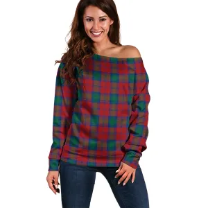 Auchinleck (Affleck) Tartan Off Shoulder Women Sweater