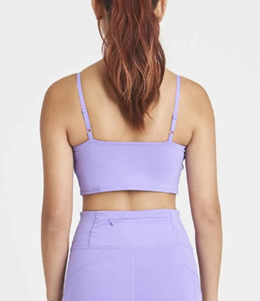 AWDis Ladies Cool Recycled Tech Sports Bra | Digital Lavender