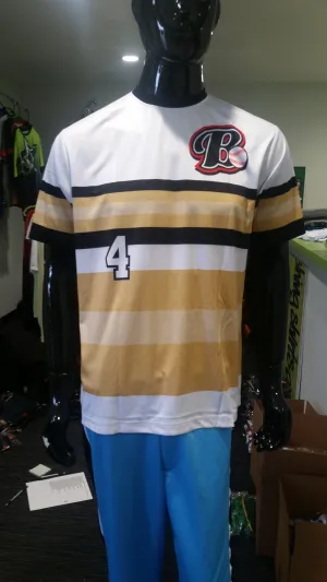 B, Stripes - Custom Full-Dye Jersey