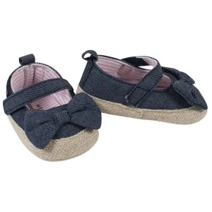 Baby Girls Navy Chambray Shoes