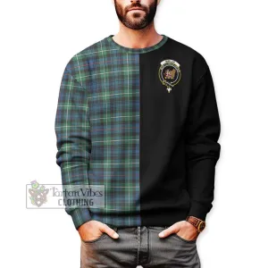 Baillie Ancient Tartan Sweatshirt with Family Crest and Half Of Me Style