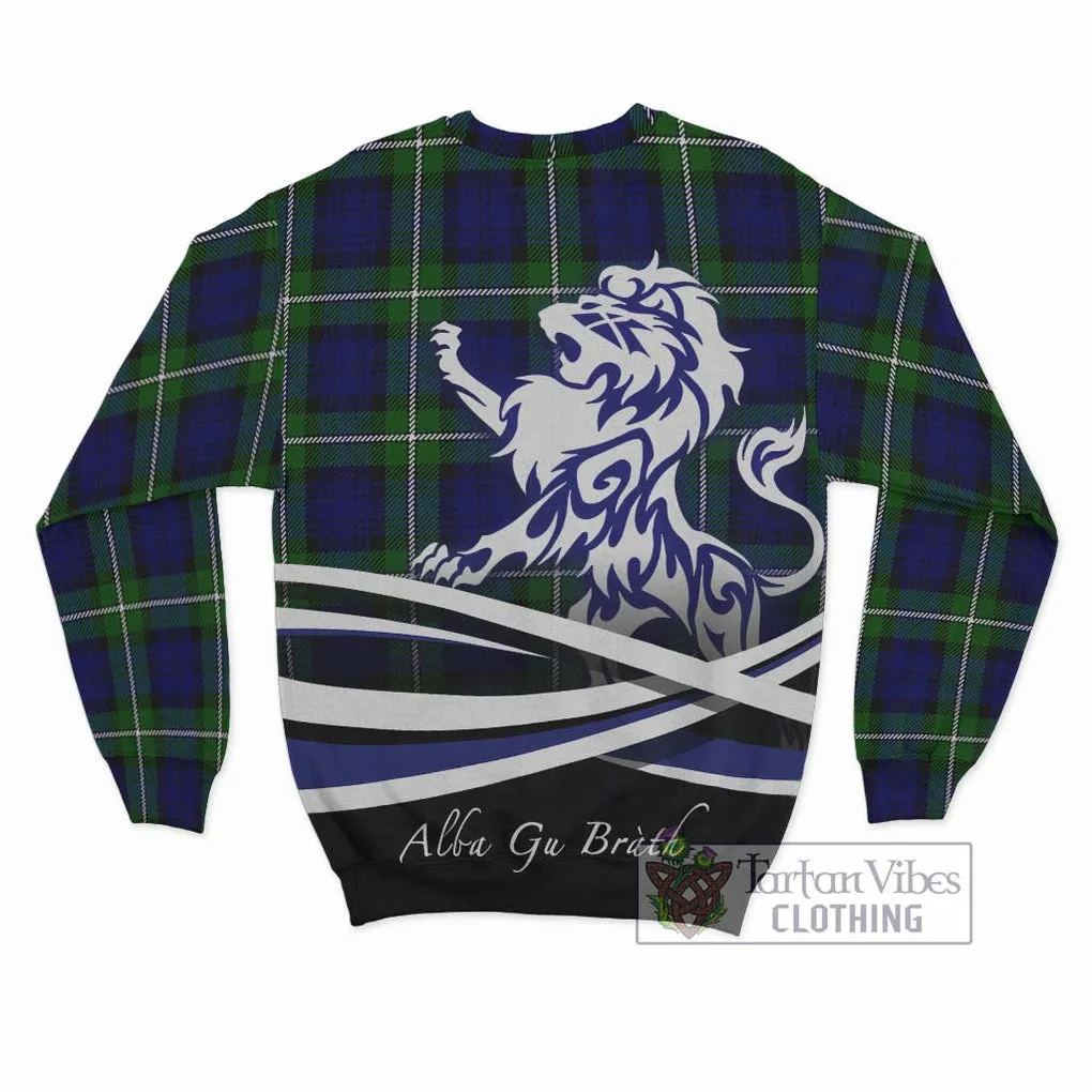 Bannerman Tartan Sweatshirt with Alba Gu Brath Regal Lion Emblem