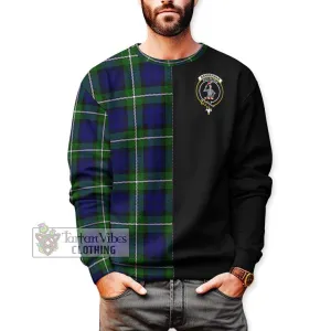 Bannerman Tartan Sweatshirt with Family Crest and Half Of Me Style