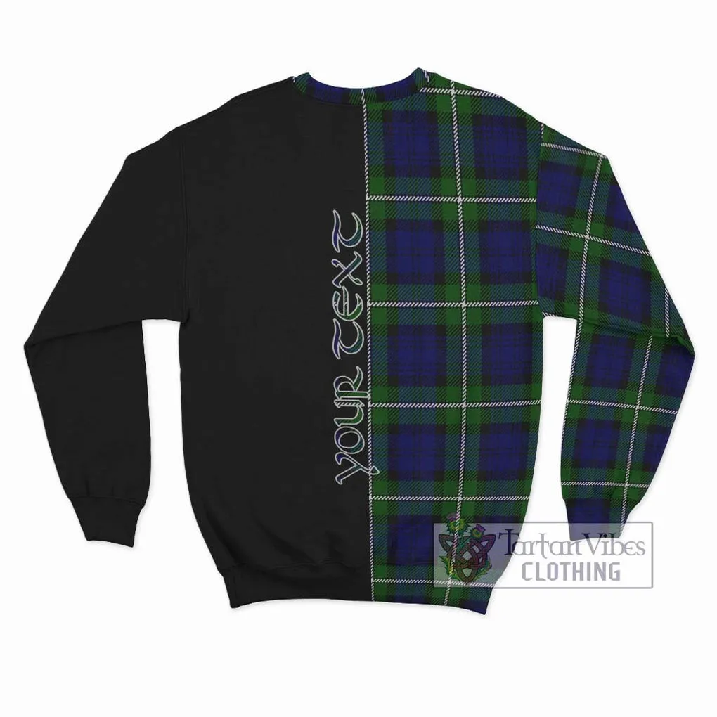 Bannerman Tartan Sweatshirt with Family Crest and Half Of Me Style