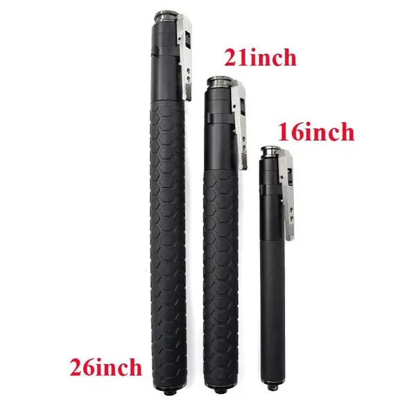 Baton | Safe Hiking Heavy Metal Stick Rod | Automatic Retractable Hiking Stick - Enhanced Self-Defense Rod