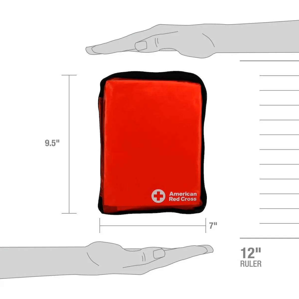 Be Red Cross Ready First Aid Kit - W-9165-RC