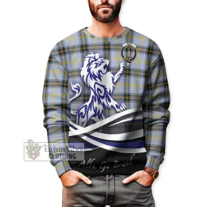 Bell of the Borders Tartan Sweatshirt with Alba Gu Brath Regal Lion Emblem