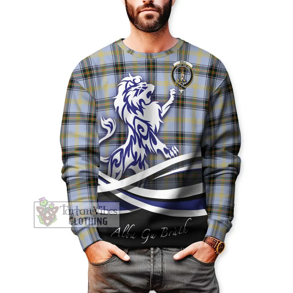 Bell of the Borders Tartan Sweatshirt with Alba Gu Brath Regal Lion Emblem