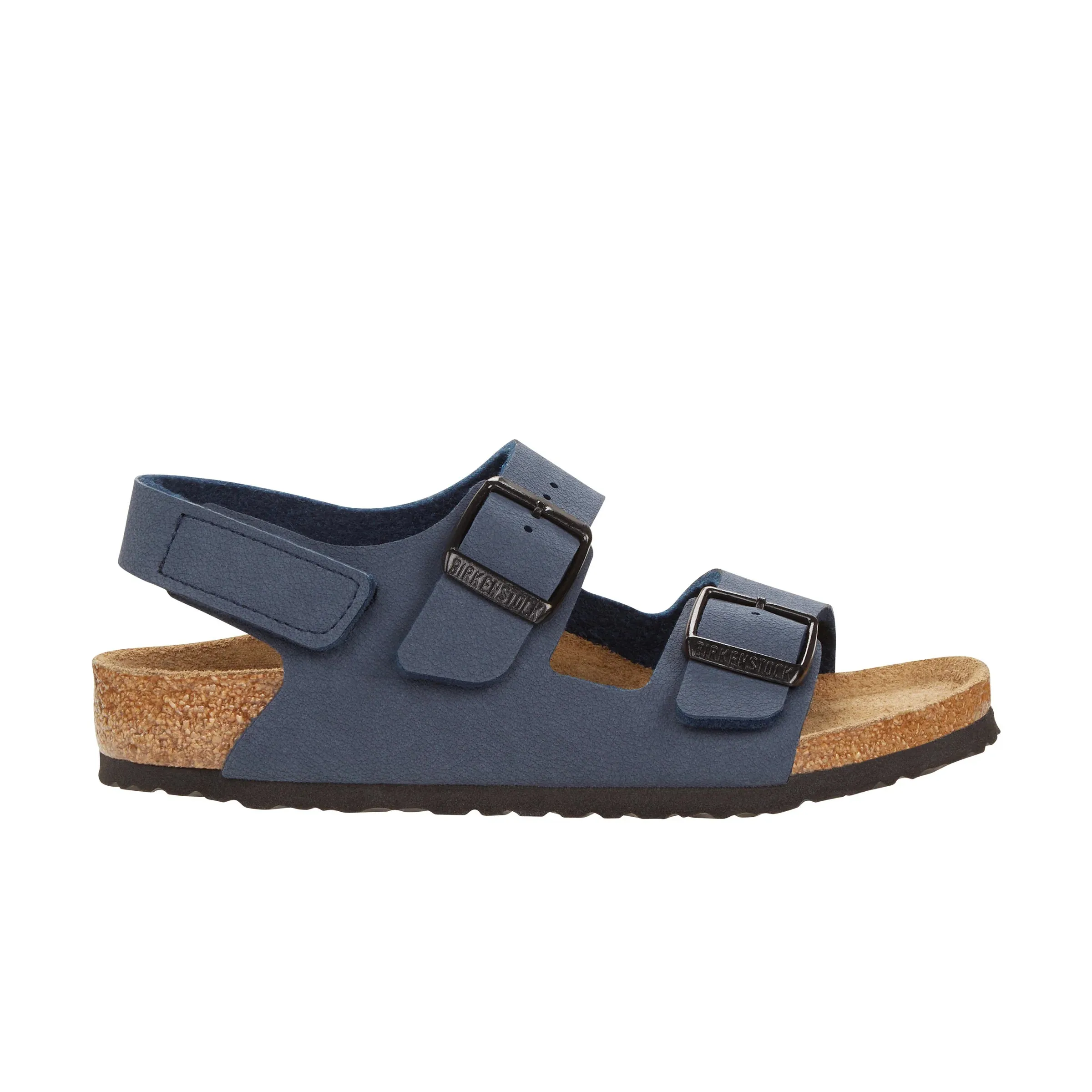 Birkenstock Kids Roma Birko-Flor Nubuck Navy - Narrow