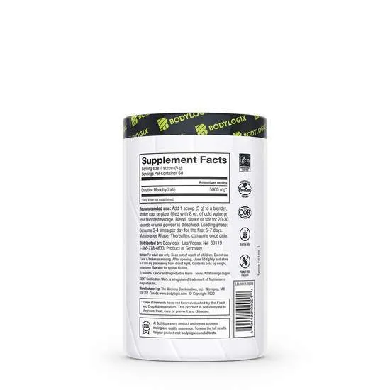 Bodylogix Micronized Creatine 60 Servings