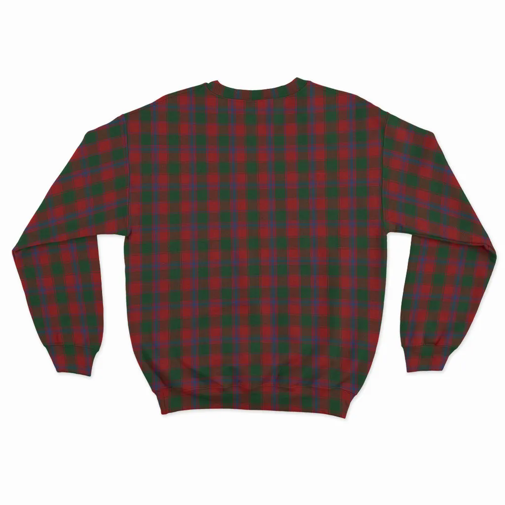 Bruce Old Tartan Sweatshirt with Family Crest